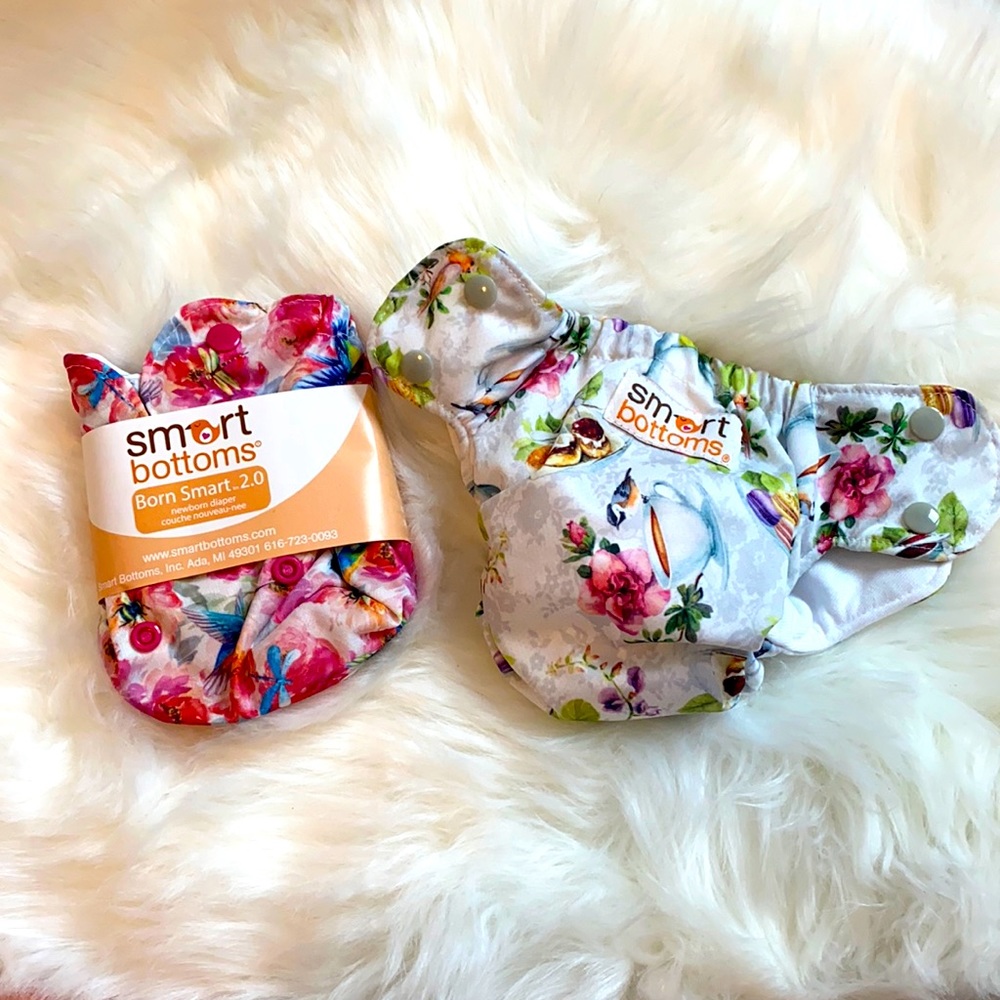 Smart bottom newborn reusable diapers brand new